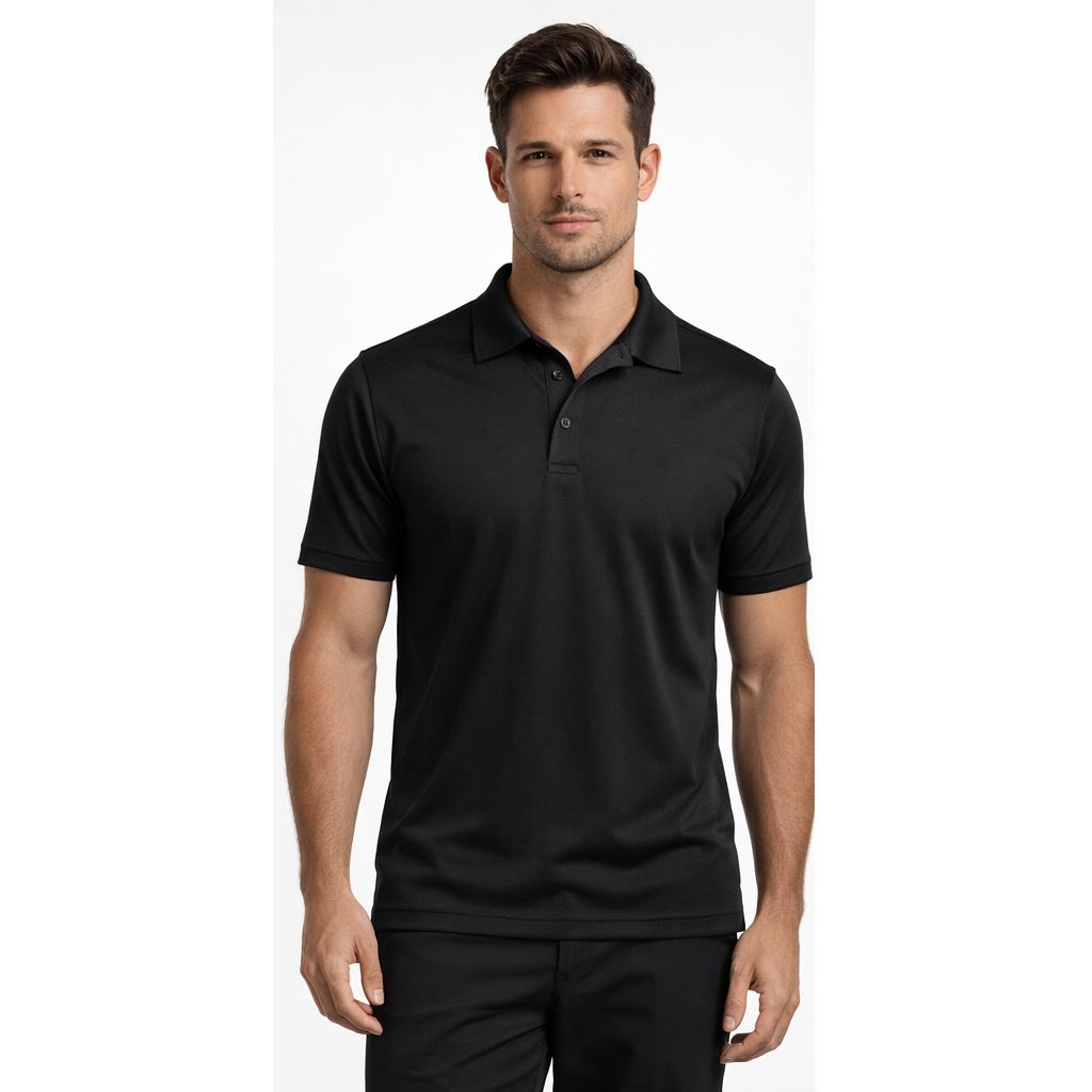 Adult's 100% Polyester Polo Dri fit T-Shirt
